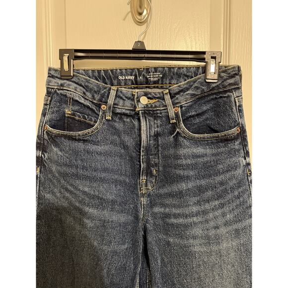Old navy Extra High Rise sky High Wide Leg Jean, Size 2, Loose Fit - Picture 2 of 7